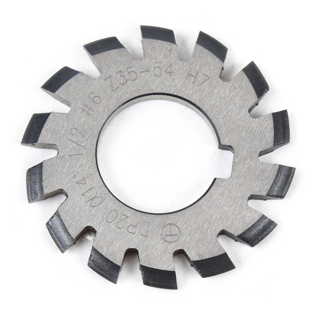 Involute Gear Cutters 8Pcs/Set DP20 Gear Cutters Silver