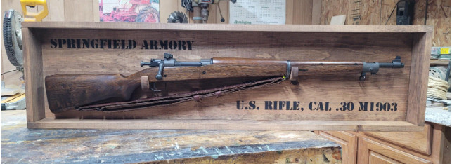 M1903 Display rack, Springfield Armory, Winchester, International Harvester