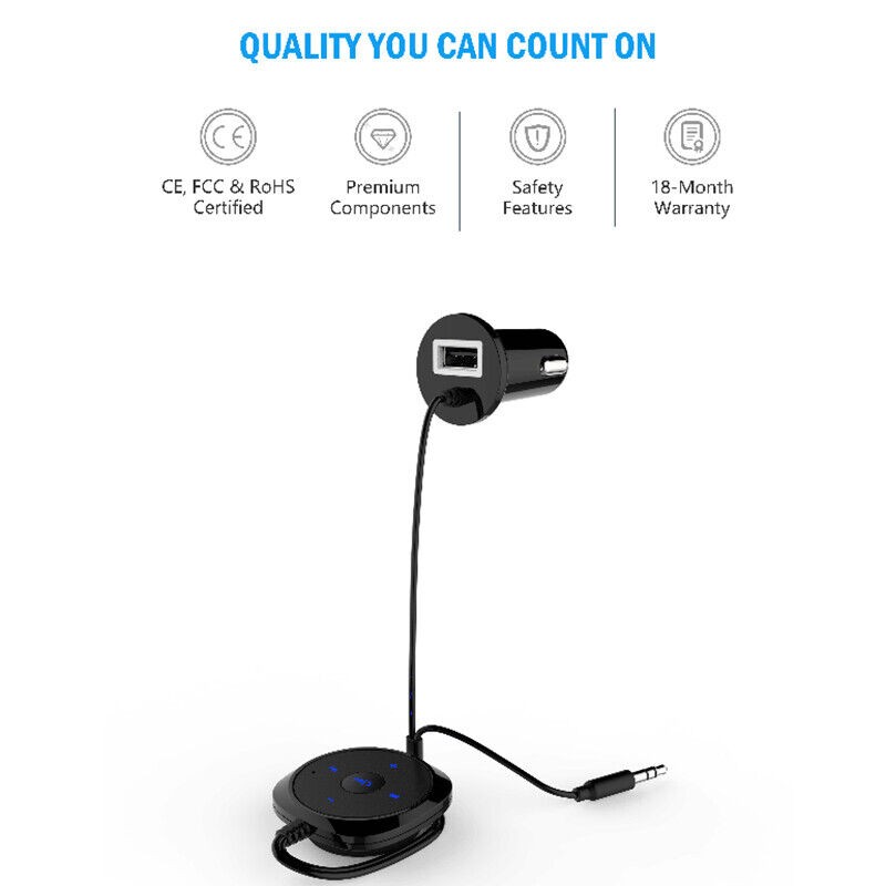 BC20 Bluetooth 2.1 Car Cigarette Lighter Charger Receiver MP3 Player Audio Cable