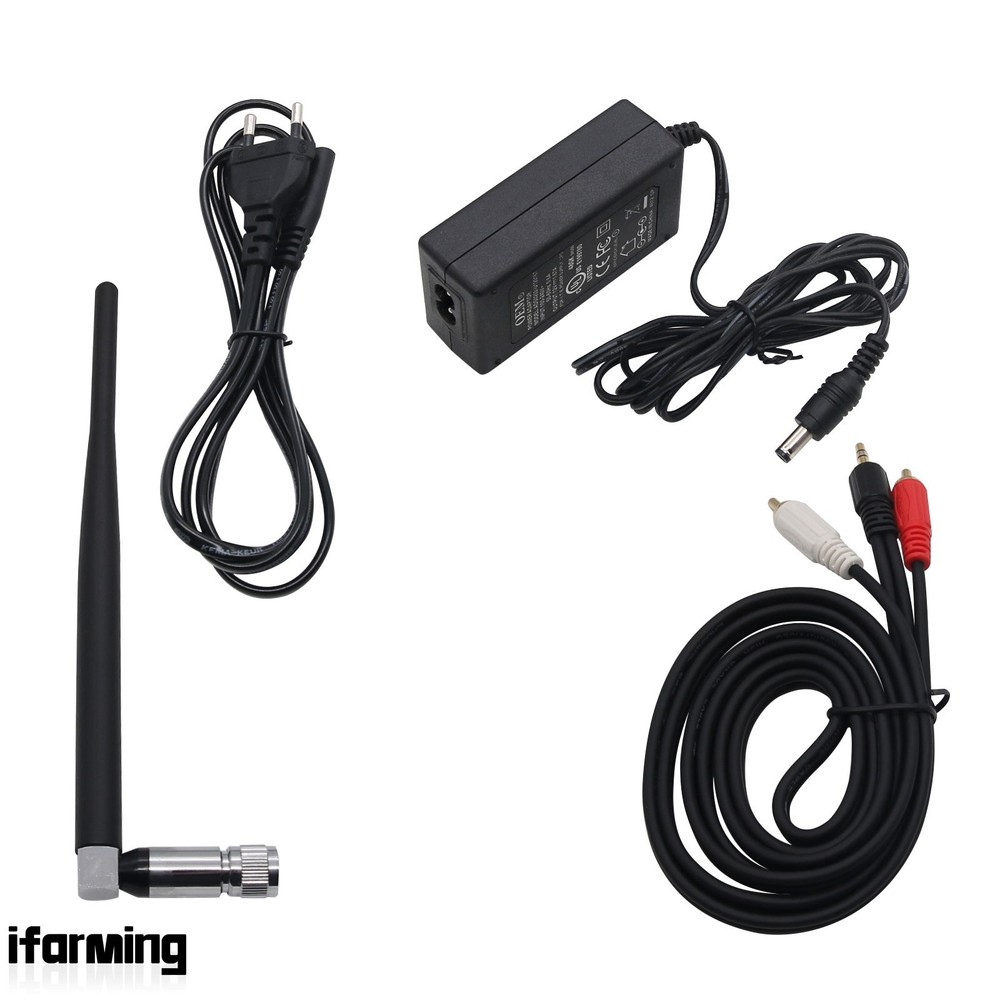 0-1W FM Broadcast Transmitter FM Stereo Transmitter Kit+Antenna 1KM CZE-01B