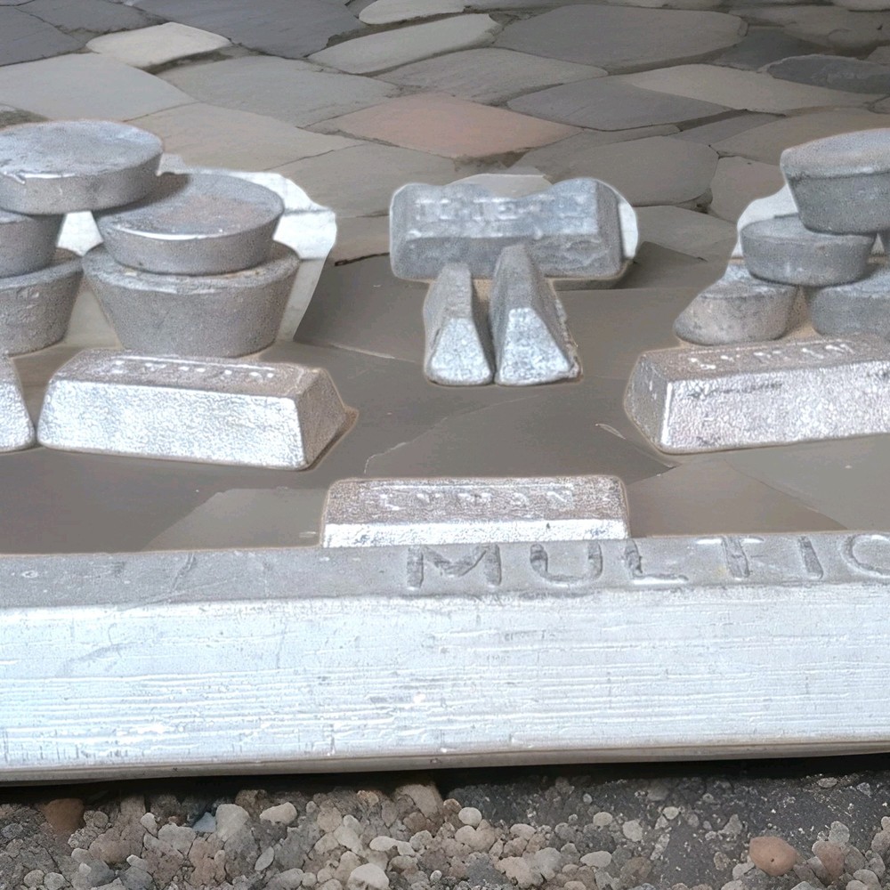 Lyman and Multicore lead ingots and discs for bullet casting reloading