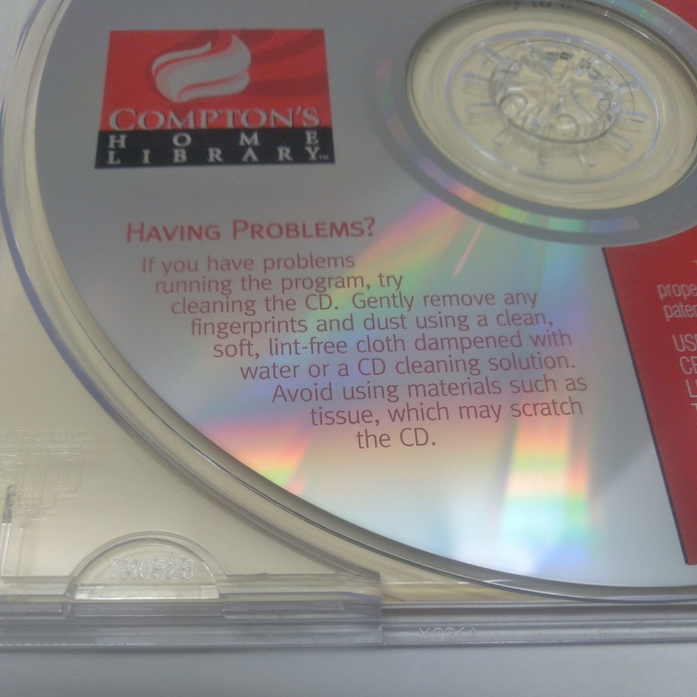 Compton's INTERACTIVE ENCYCLOPEDIA 1998 Version CD ROM Software 90s