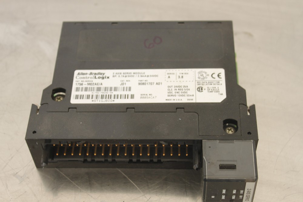ALLEN BRADLEY AB 1756-M02AE/A PLC SERVO MODULE ANALOG ENCODER INPUT 2AXIS #2