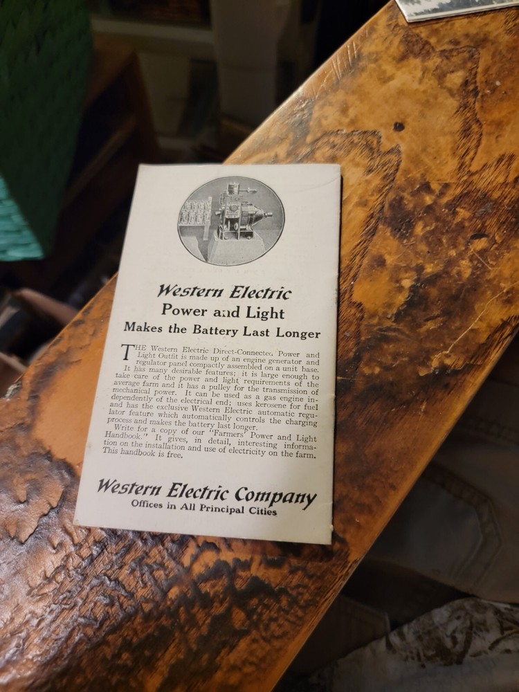Western Electric Telephone No. 1317 Type Instructions Fro Installing & Testing