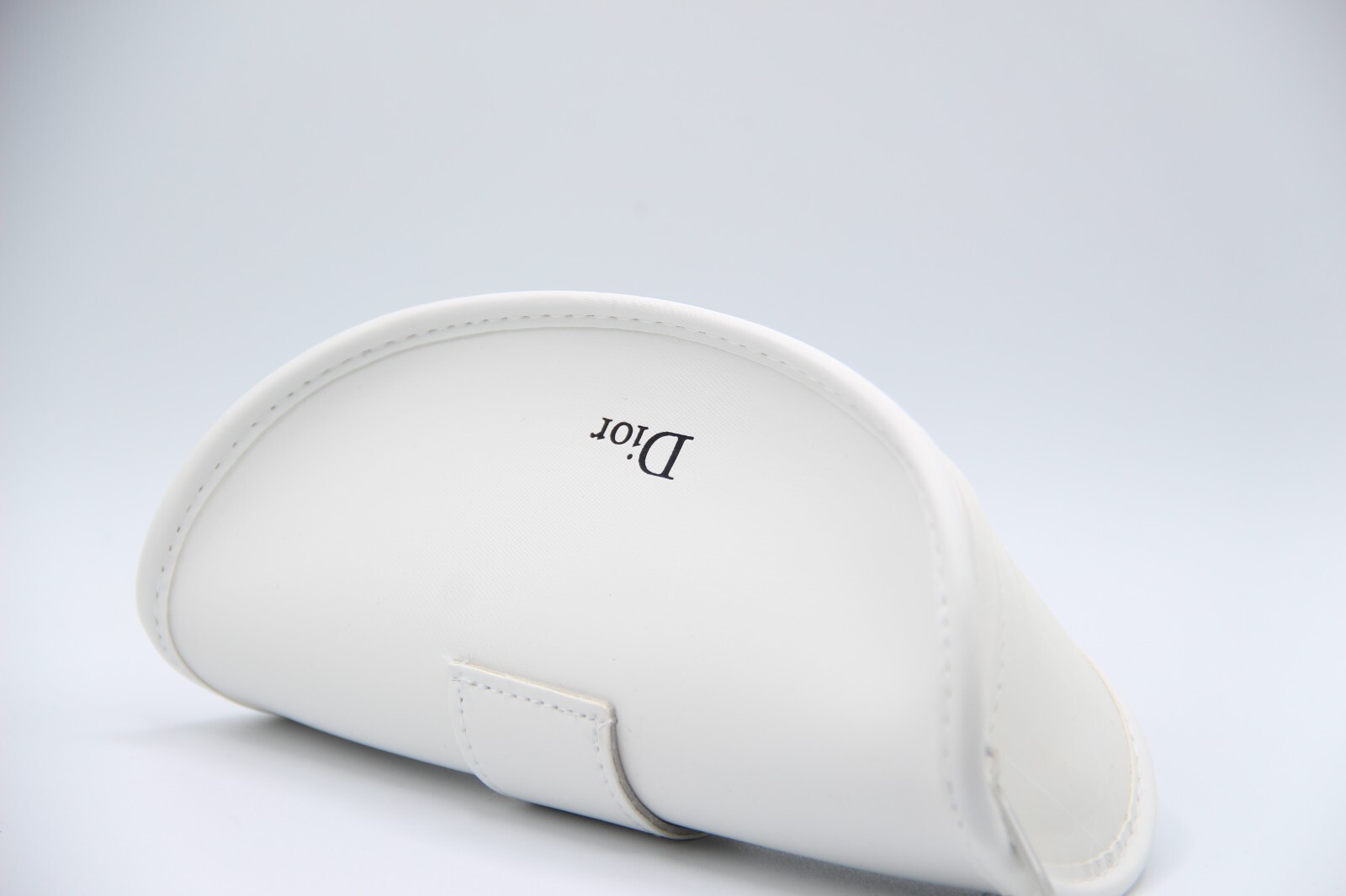 NEW CHRISTIAN DIOR WHITE LARGE ZIPPER AUTHENTIC SUNGLASSES EYEGLASSES CASE ONLY