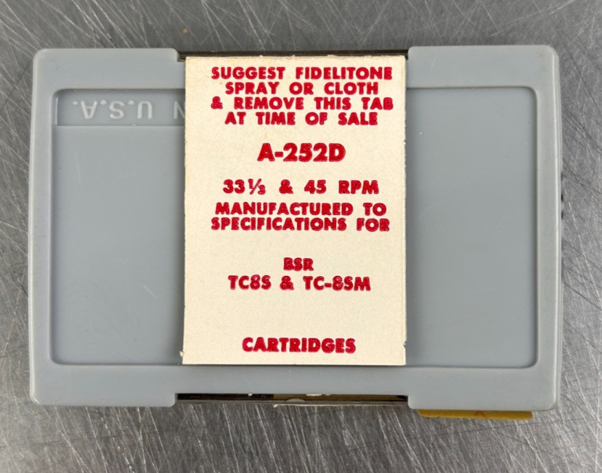 Fidelitone Diamond Stereo Needle Stylus - A-252D NEW NOS