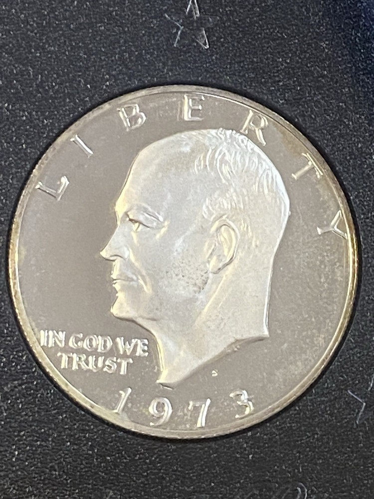 1973-S Eisenhower Ike Silver Proof $1 Dollar Coin