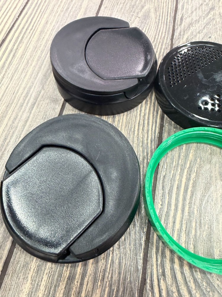 Magic Bullet Replacement Lids & Rings Set - Includes 4 Lids & 2 Sealing Rings