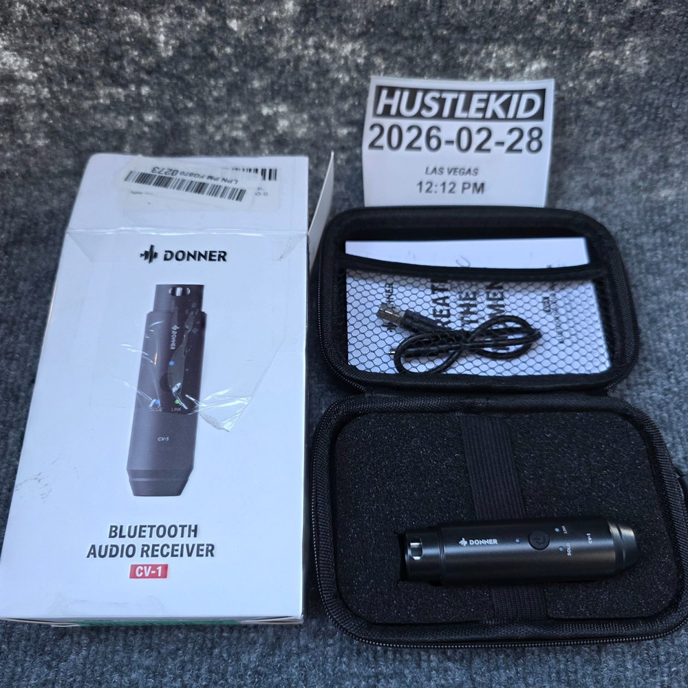 Donner CV1 XLR Bluetooth Receiver Wireless Bluetooth Adapter Speakers PA Systems