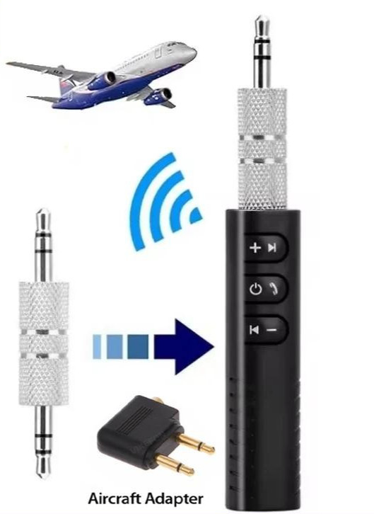 Car Bluetooth Receiver Transmitter Bt5.0 3.5mm Aux Jack Stereo Music Audio Car K