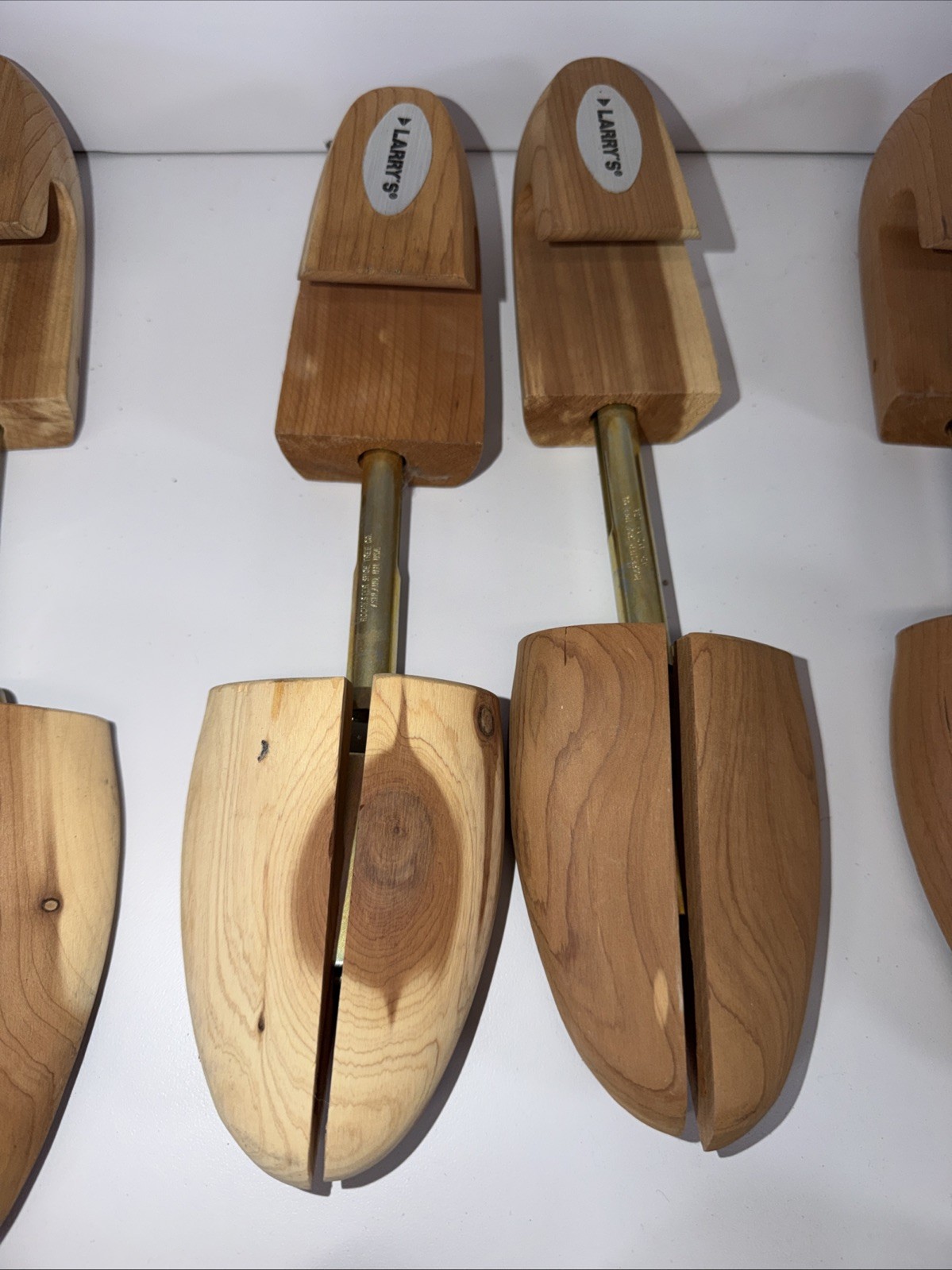 Lot 12 Pairs Cedar Shoe Trees Wood Adjustable Mens Women’s Larry’s + Others