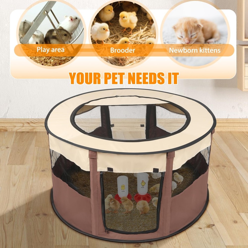 Chicken Brooder Box for Chick Starter Kit - 2026 Upgrade XL (Extra Large) Dou...