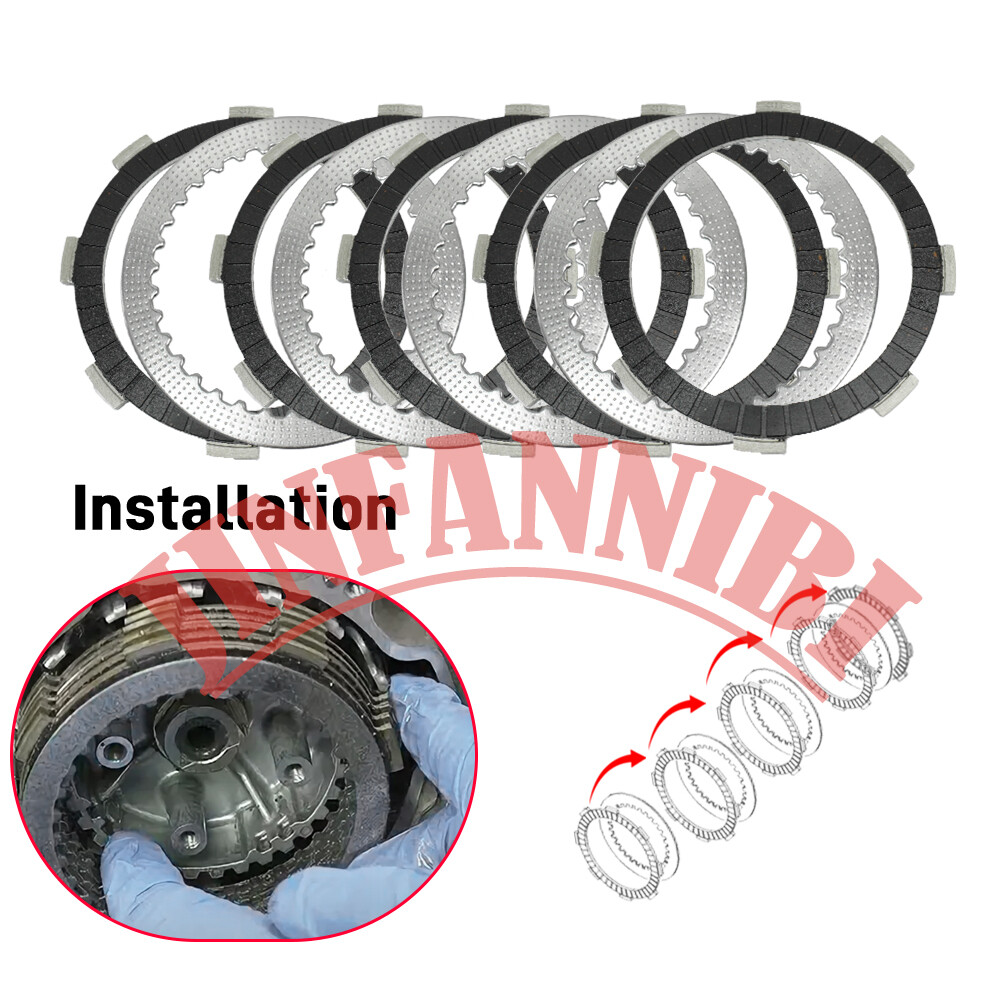 Clutch Plates w/ Springs Gaskets Kit for Kawasaki KX80 KX85 KX100 KX112 1998-24