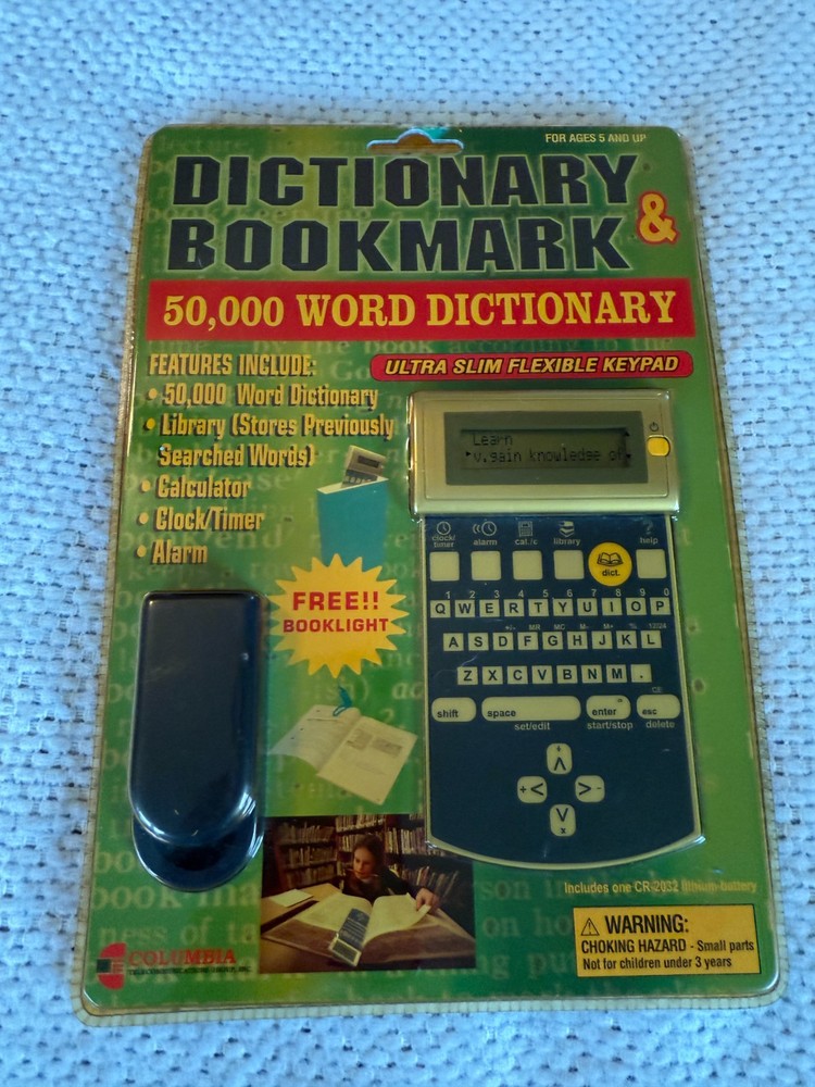 Dictionary Bookmark & 50,000 Word Dictionary Electronic