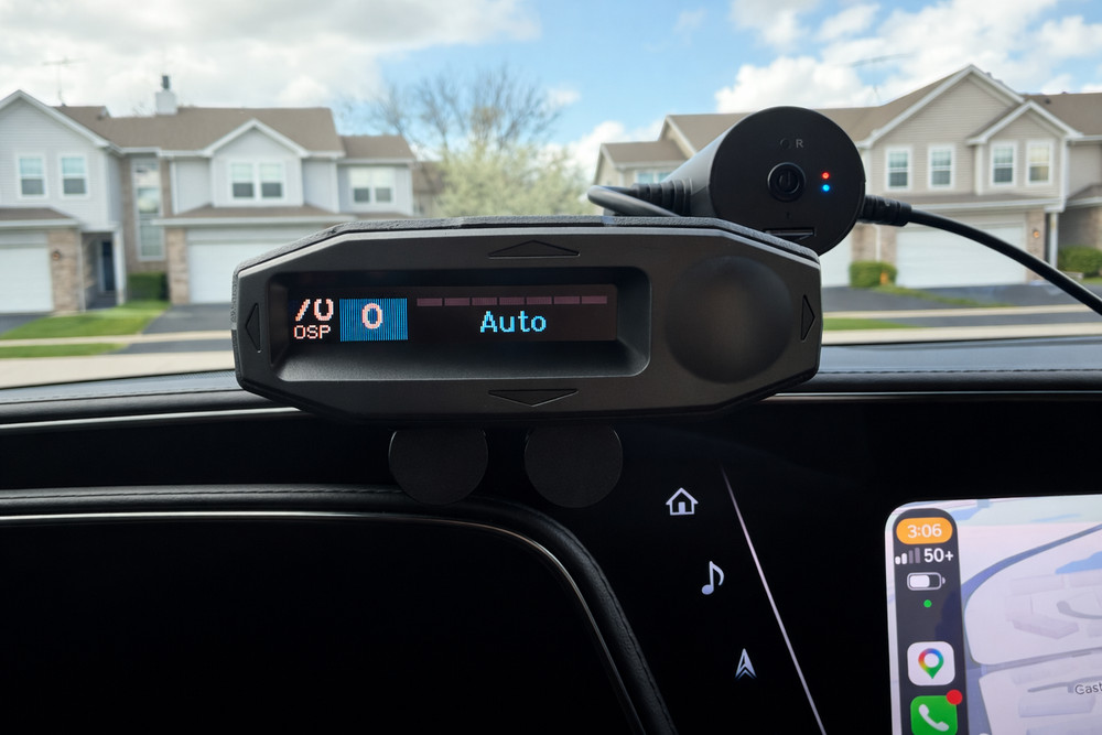 Escort Radar Detector Mount with Camera Holder – Screen Mounted Dashboard Mount