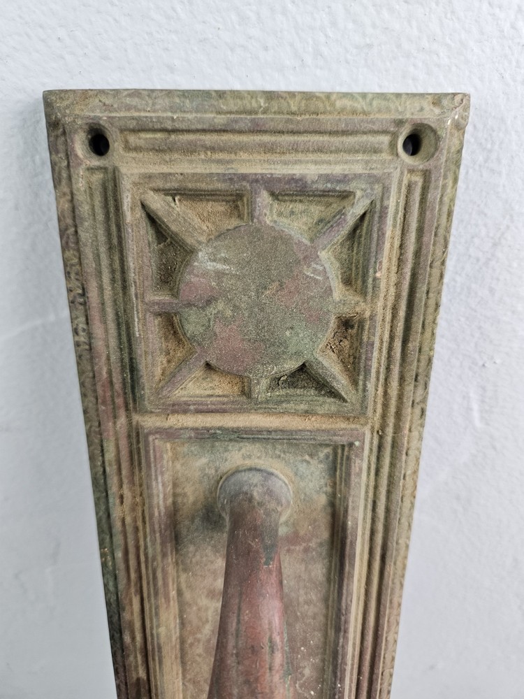 Antique Copper Door Handle Large