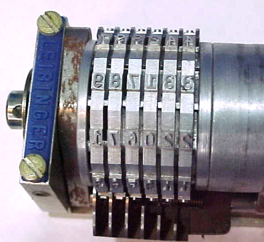 LEIBINGER NUMBERING MACHINE NUMERATOR CO