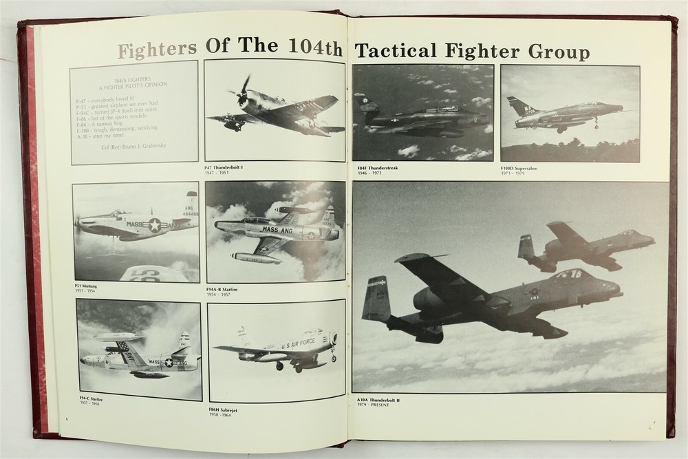 104th Tactical Fighter Group 1987 Unit History Book