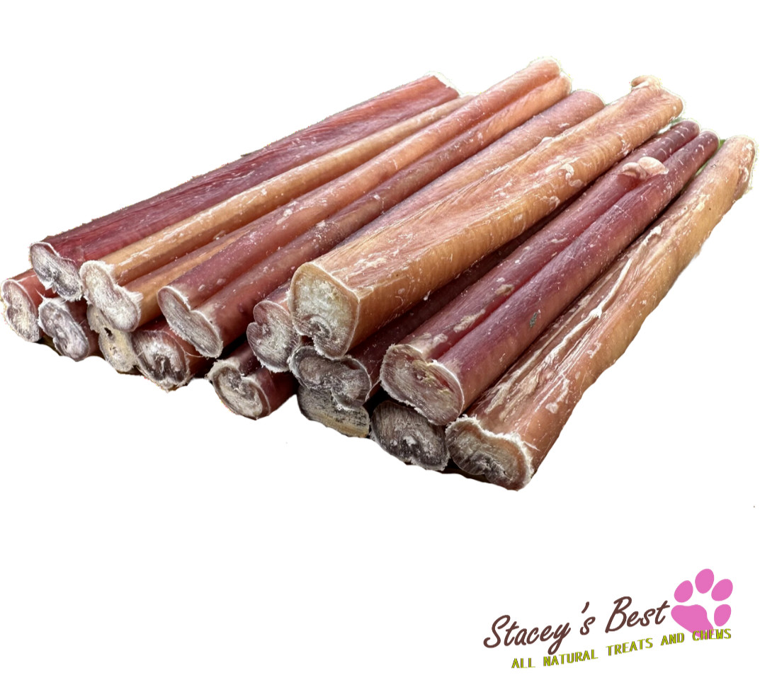 Stacey's Best 6 inch Bully Sticks Dog Chew  Excellent Dog Treat (15 Pack)