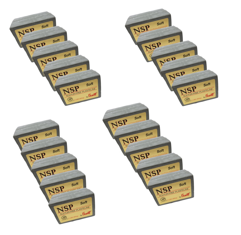 Chavant NSP Soft (Green) 1 Case - 20 Bricks