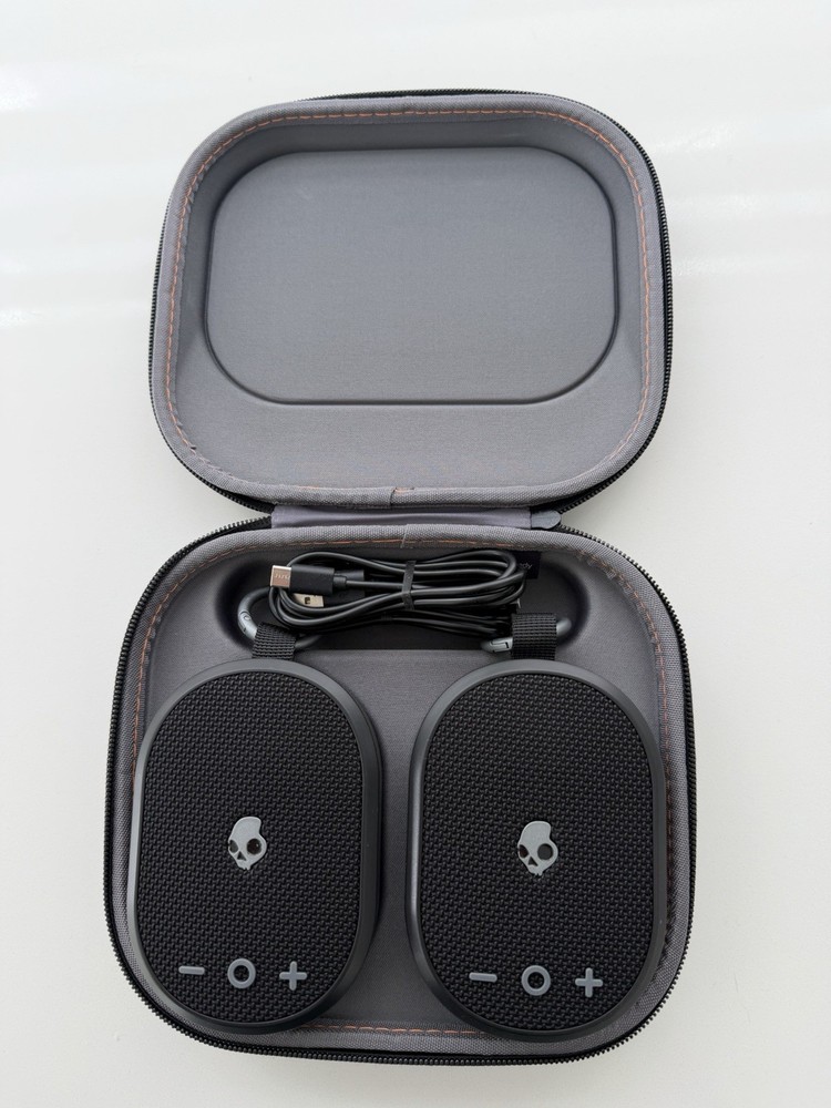 Skullcandy Kilo Wireless Bluetooth Speaker with Case Bundle, 2-pack