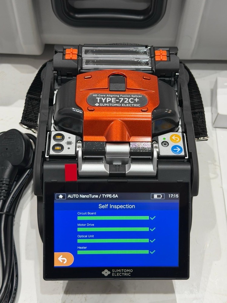 Sumitomo TYPE72C+ High Definition Aligning Splicer Complete Kit 50 Arcs