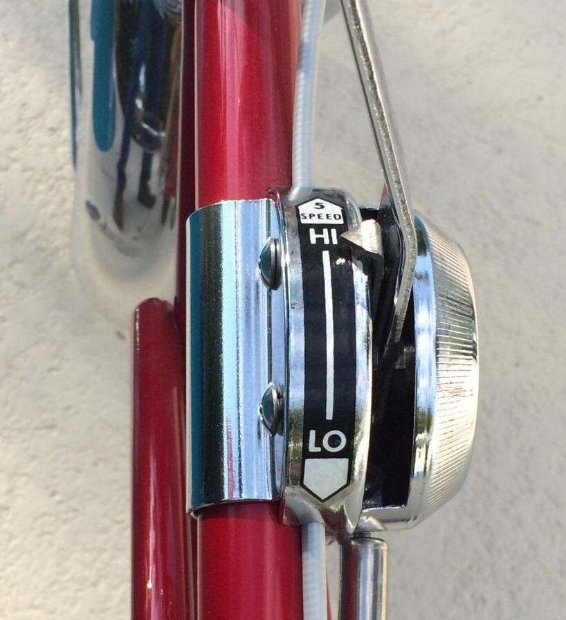 1968 - 1973 Schwinn “5 Speed Hi Lo” Stick Stik Shifter Sticker