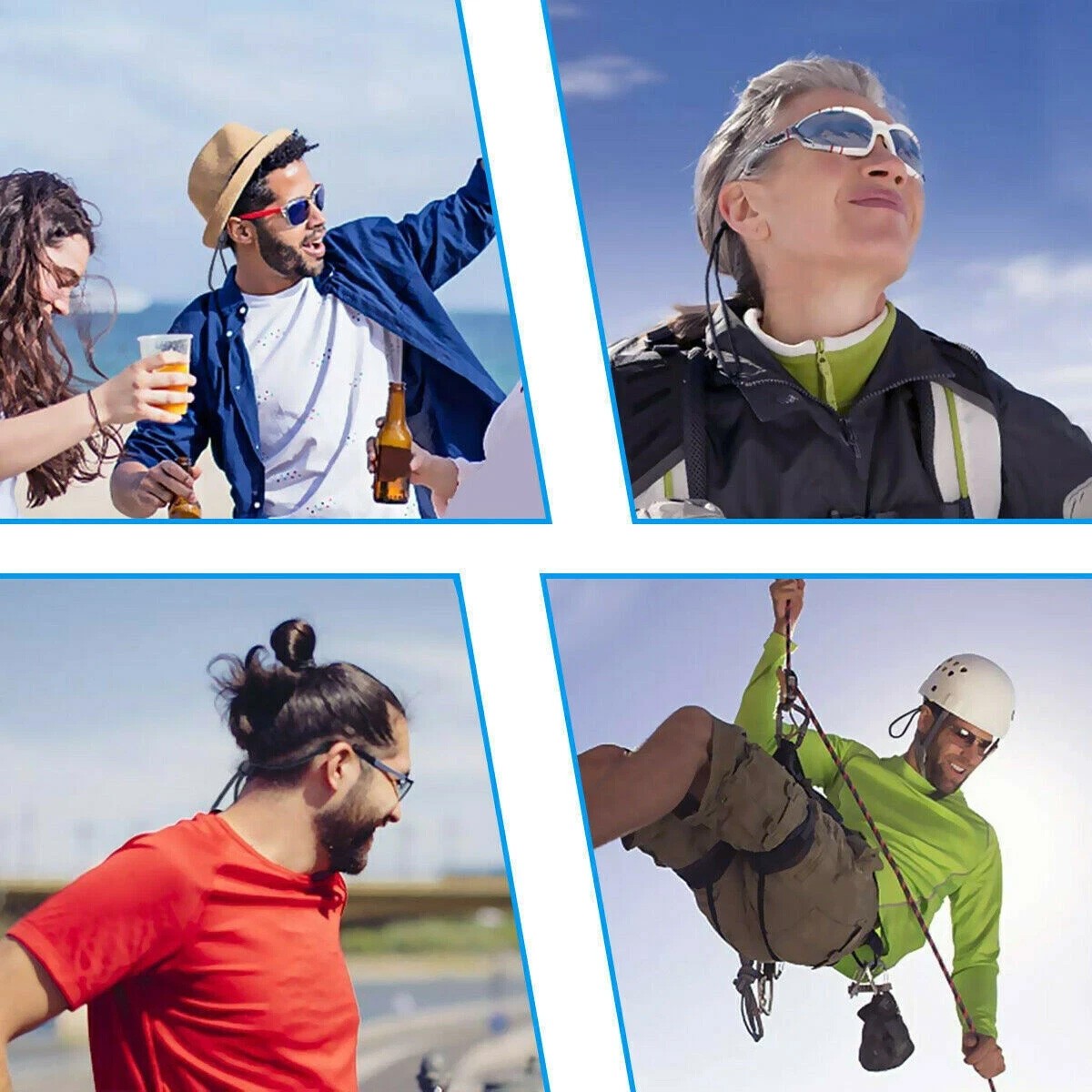 1~3 Sport Sunglass Neck Strap Eyeglass Read Glasses Neck Cord Lanyard Holder