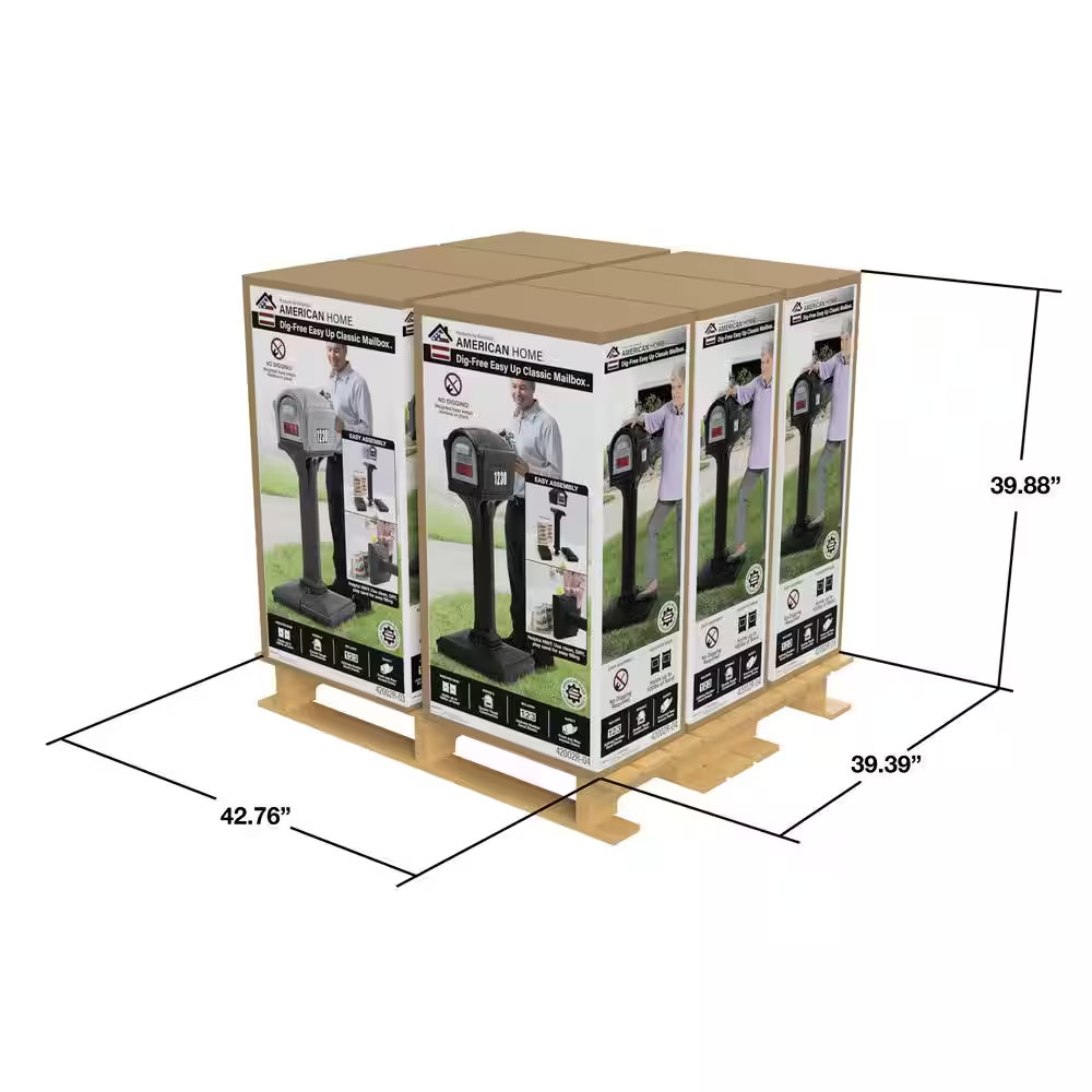 Dig-Free Easy up Classic Mailbox