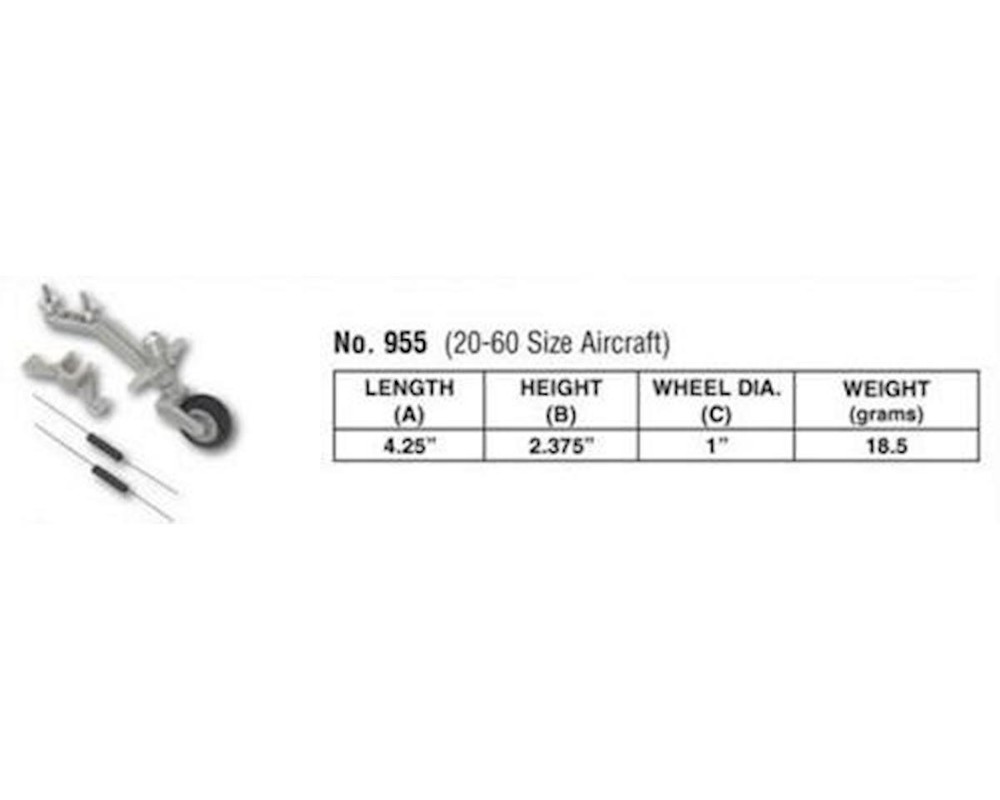 DuBro Semi-Scale Tailwheel System: 20-60 [DUB955]