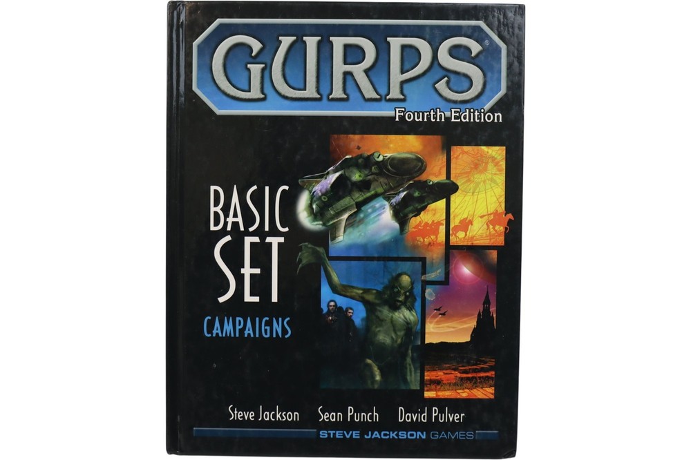 GURPS Basic Set Campaigns 4th Edition Role-Playing Book Steve Jackson