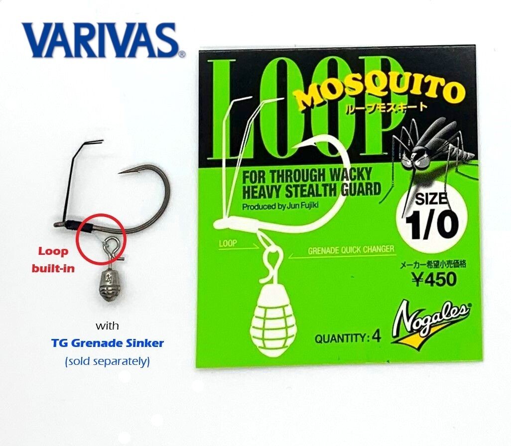 VARIVAS Mosquito Loop Hook - Choose Size