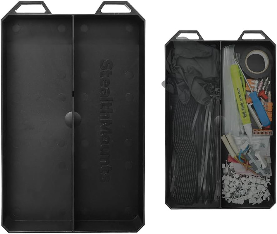 Double Pactray | 2-Section ABS Tool Tray Compatible with Milwaukee PACKOUT | Sto