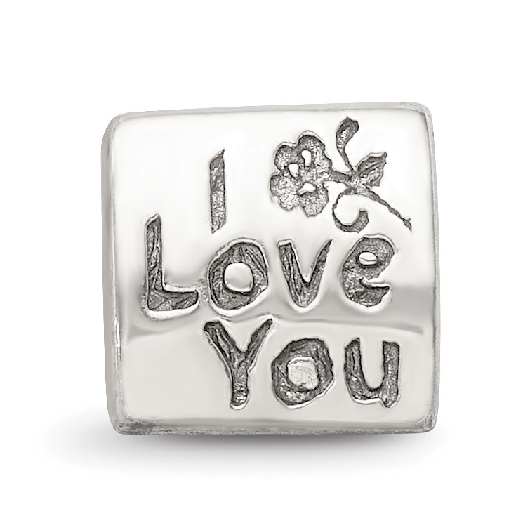 Silver Reflections Mom Trilogy Bead QRS1636