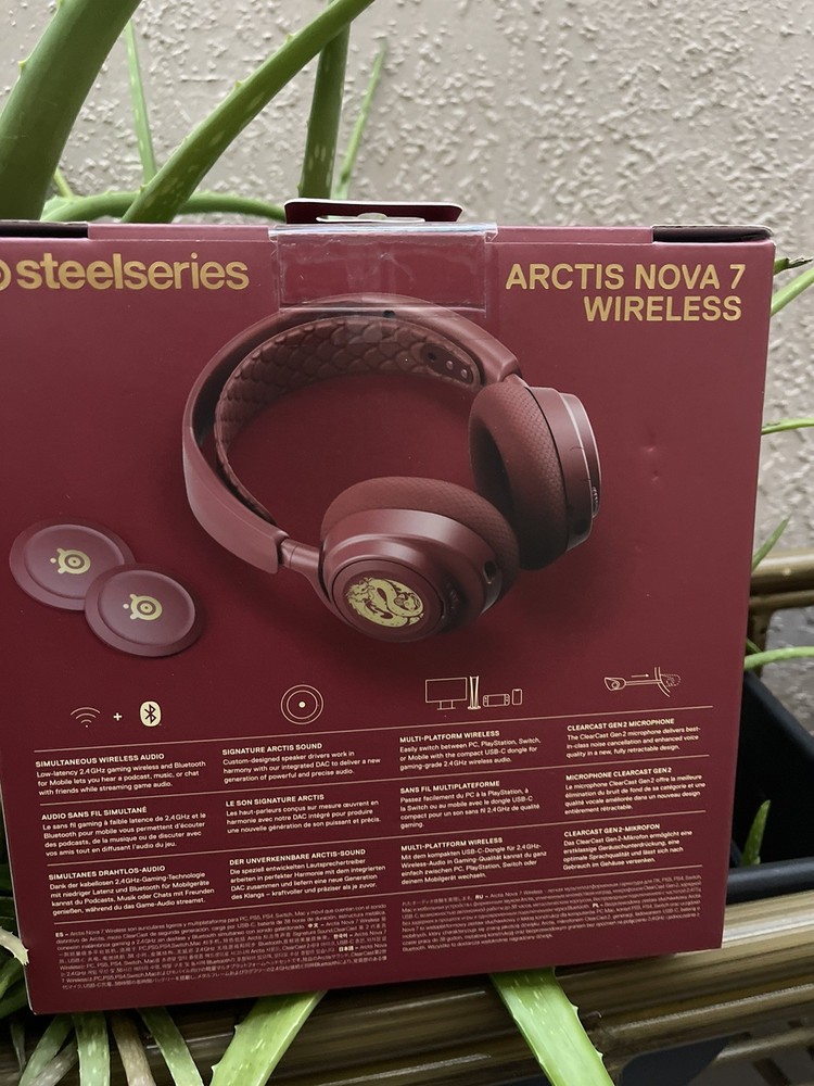SteelSeries Arctis Nova 7 Wireless Multi-Platform Gaming Headset Dragon Edition