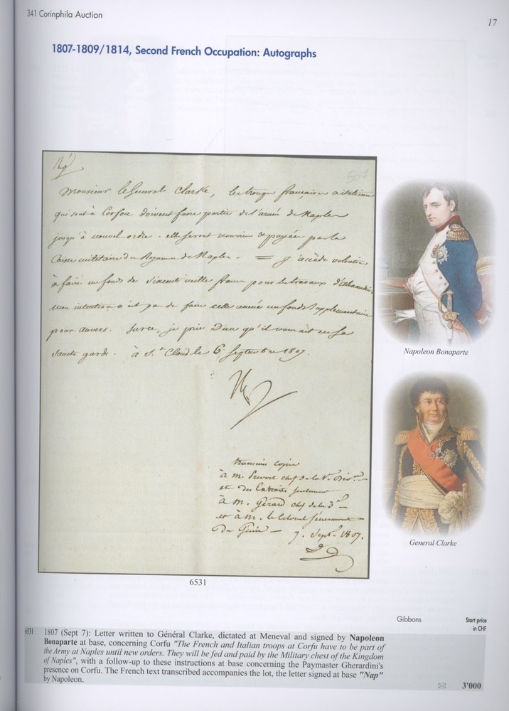 Ionian Islands Great Britain Greece Specialized Auction Catalog Corinphila 2024