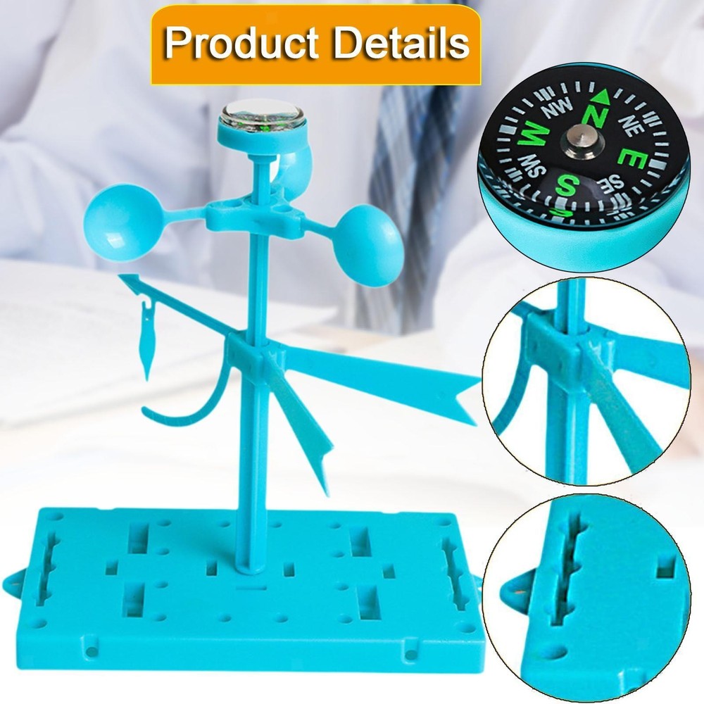 DIY Wind Vane Kits Science Teaching Assembled Wind Vane Measuring Model