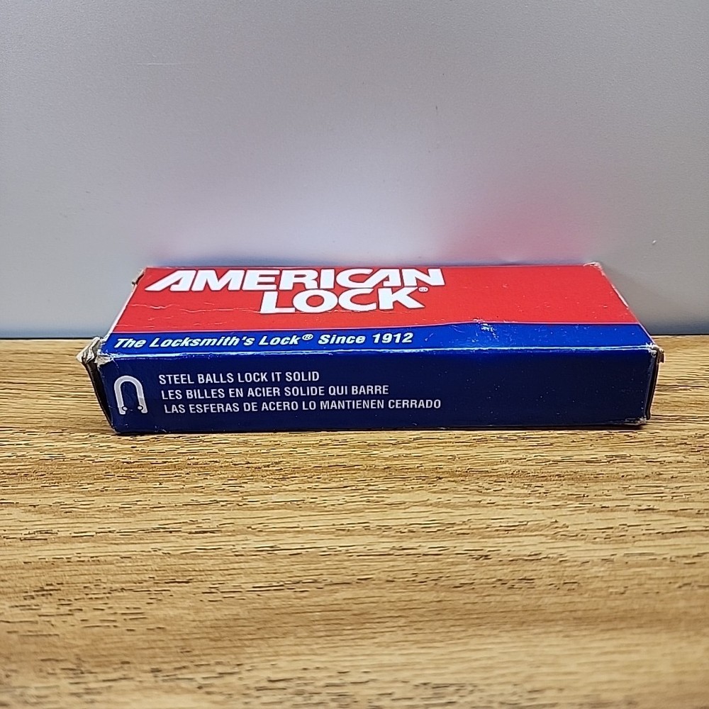 American Lock A5202 Padlock, Keyed Different, Long Shackle, Rectangular Steel