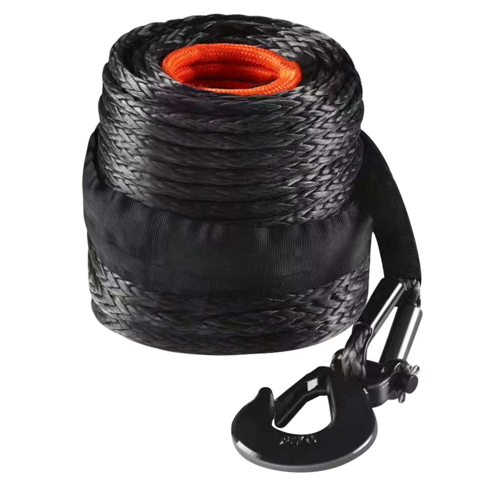 VEVOR Synthetic Winch Rope Winch Line Cable 3/8" x 85' 26500 lbs for SUV Truck