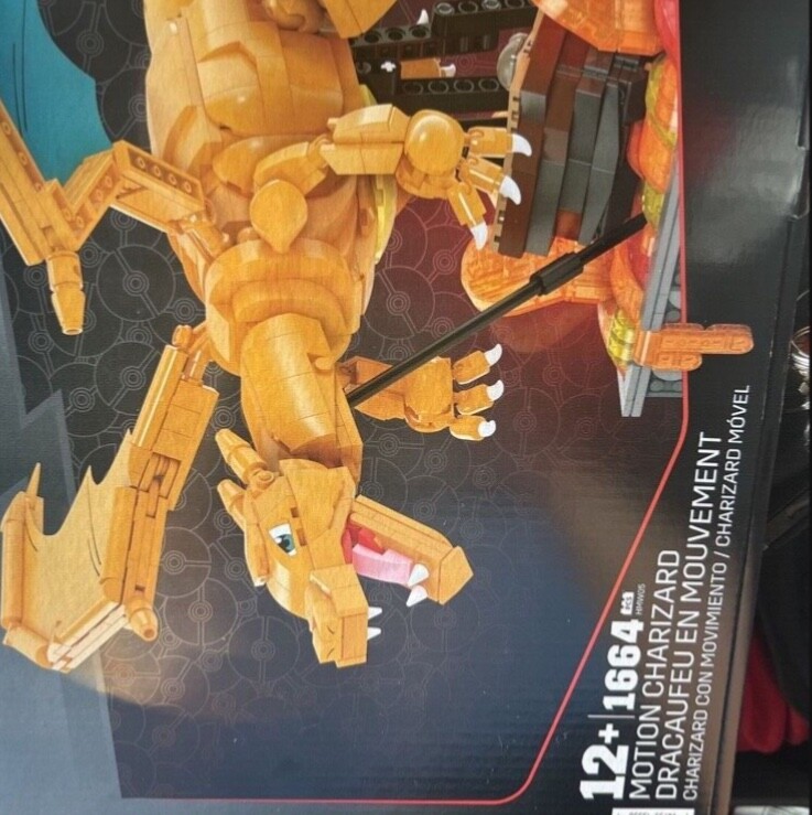MEGA motion charizard lego set 