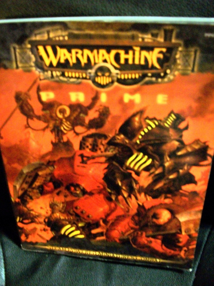 Warmachine Prime sourcebook 2002 trade paperback rulebook