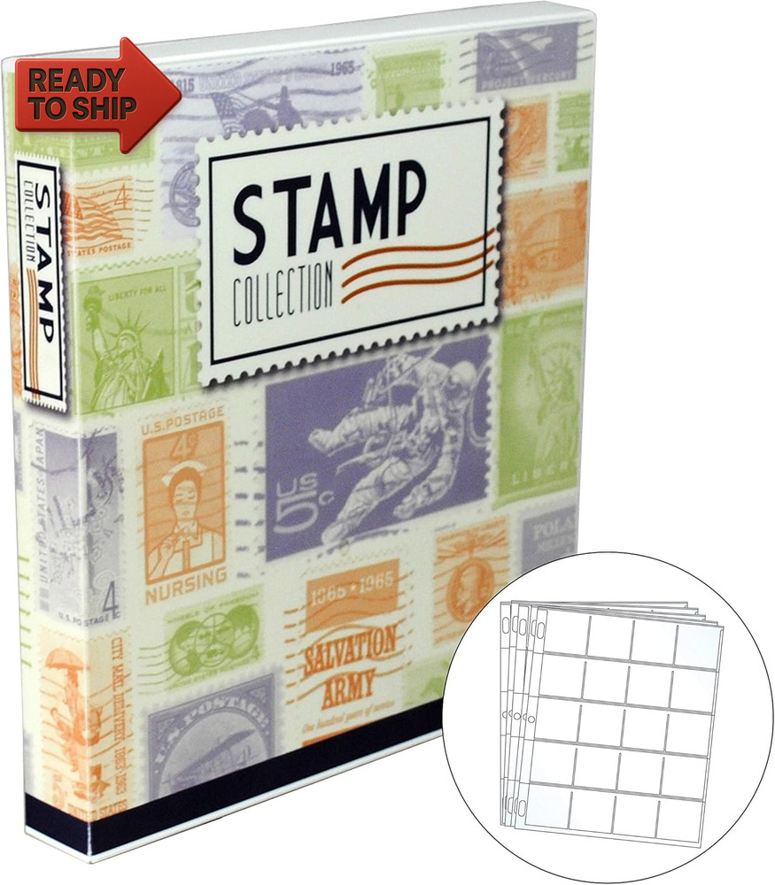 Unikeep Stamp Collection Binder Kit
