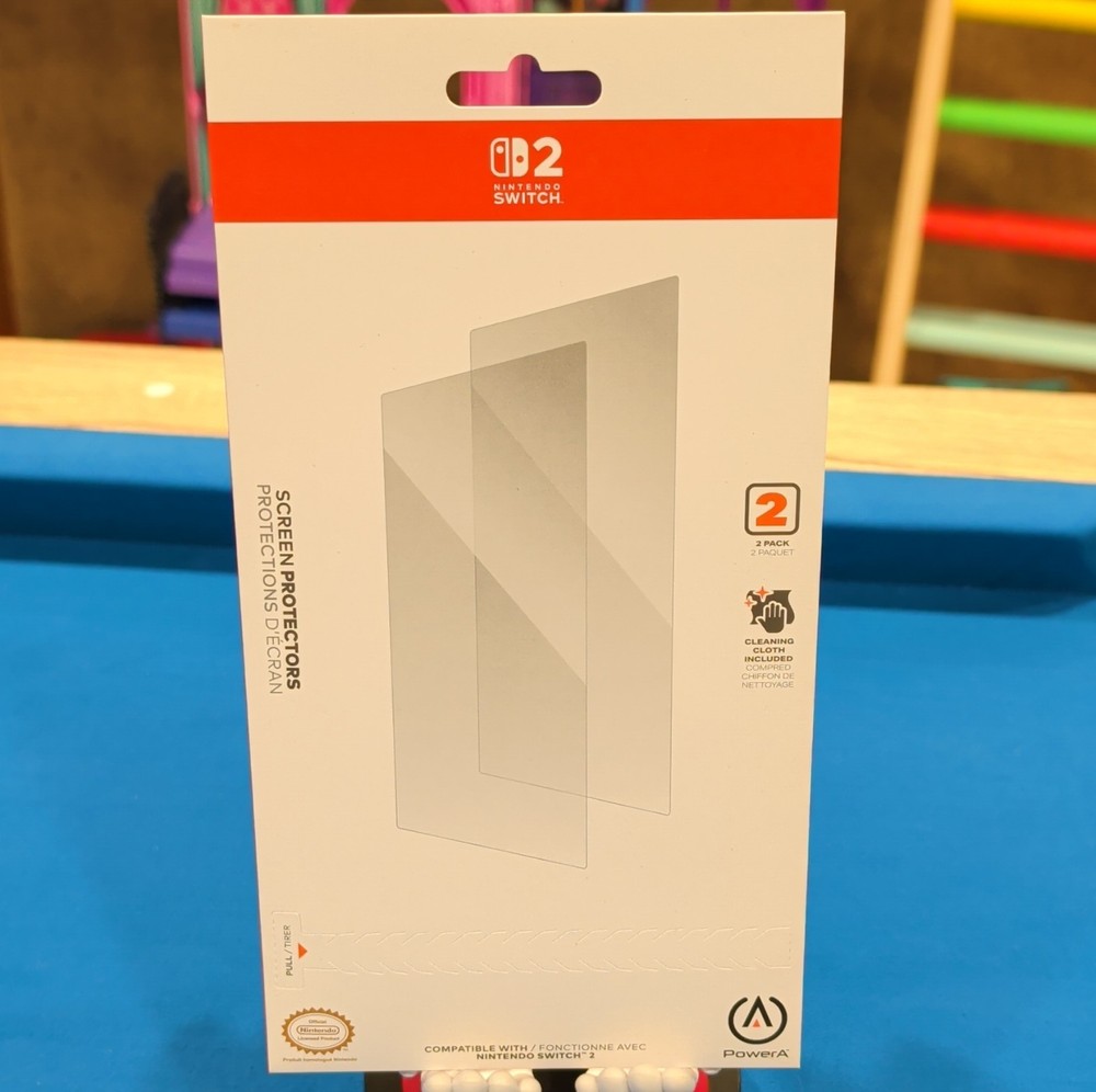 PowerA Anti-Scratch Screen Protector 2 Pack for Nintendo Switch 2 ONLY