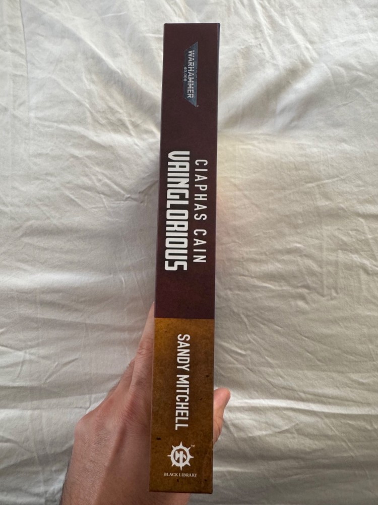 Ciaphas Cain Vainglorious Warhammer 40k Hardcover Black Library