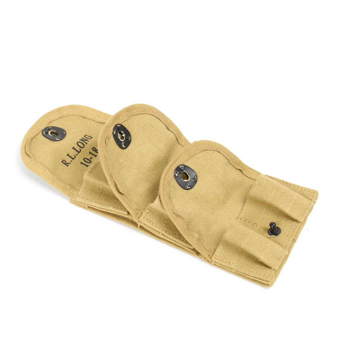 U.S. WWI 1917 Half Moon Clip .45 cal 3 Pocket Pouch