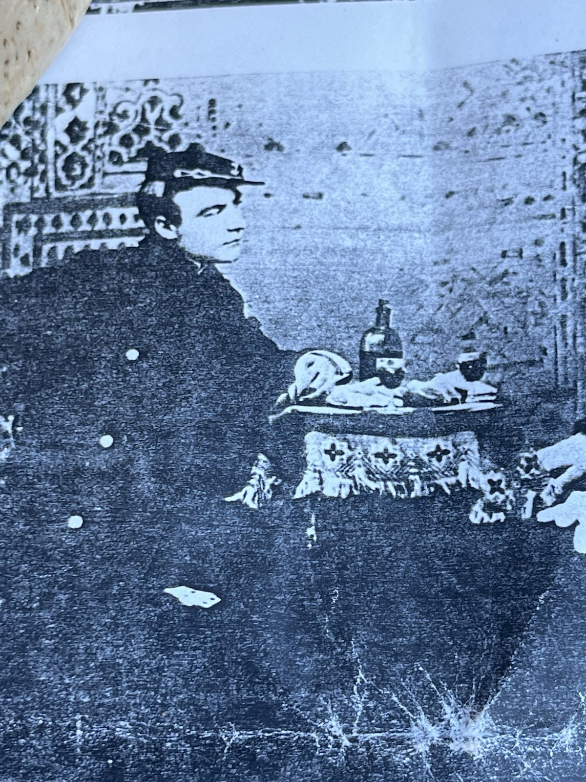 Original Rare Civil War US navy Kepi ANNAPOLIS MIDSHIPMAN'S Cap Hat Size Small