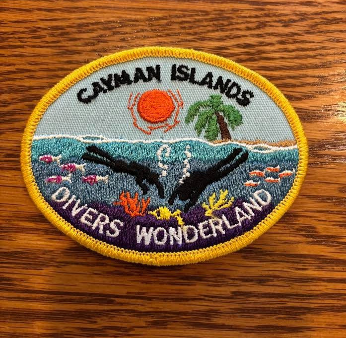 Cayman Island Diver Wonderland patch