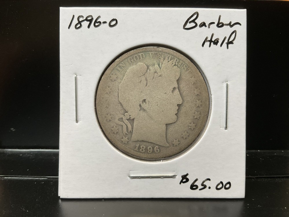 1896-O  Barber Half