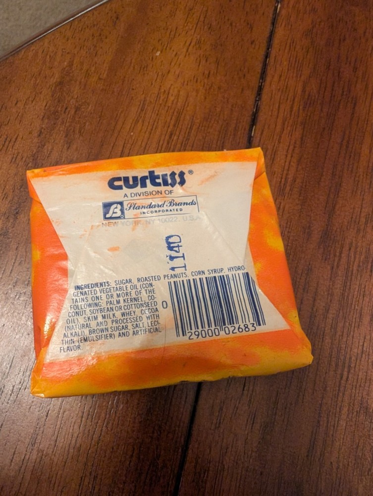 Original 1978 Reggie! Chocolate Bar. Unopened!