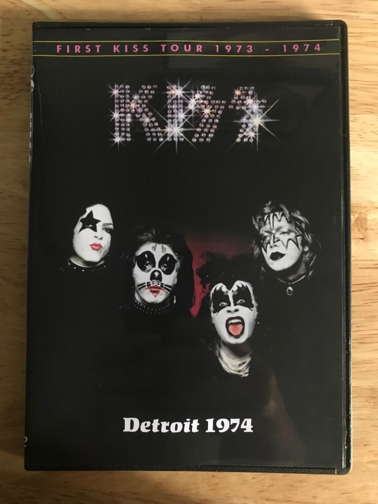 KISS - Live in Detroit 1974 First Tour DVD Gene Simmons Ace Frehley Paul Stanley